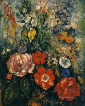  flores obras - Ramo de Flores Paul Cézanne